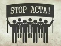 Demonstration i ODENSE : DANMARK vs ACTA - STOP ACTA !